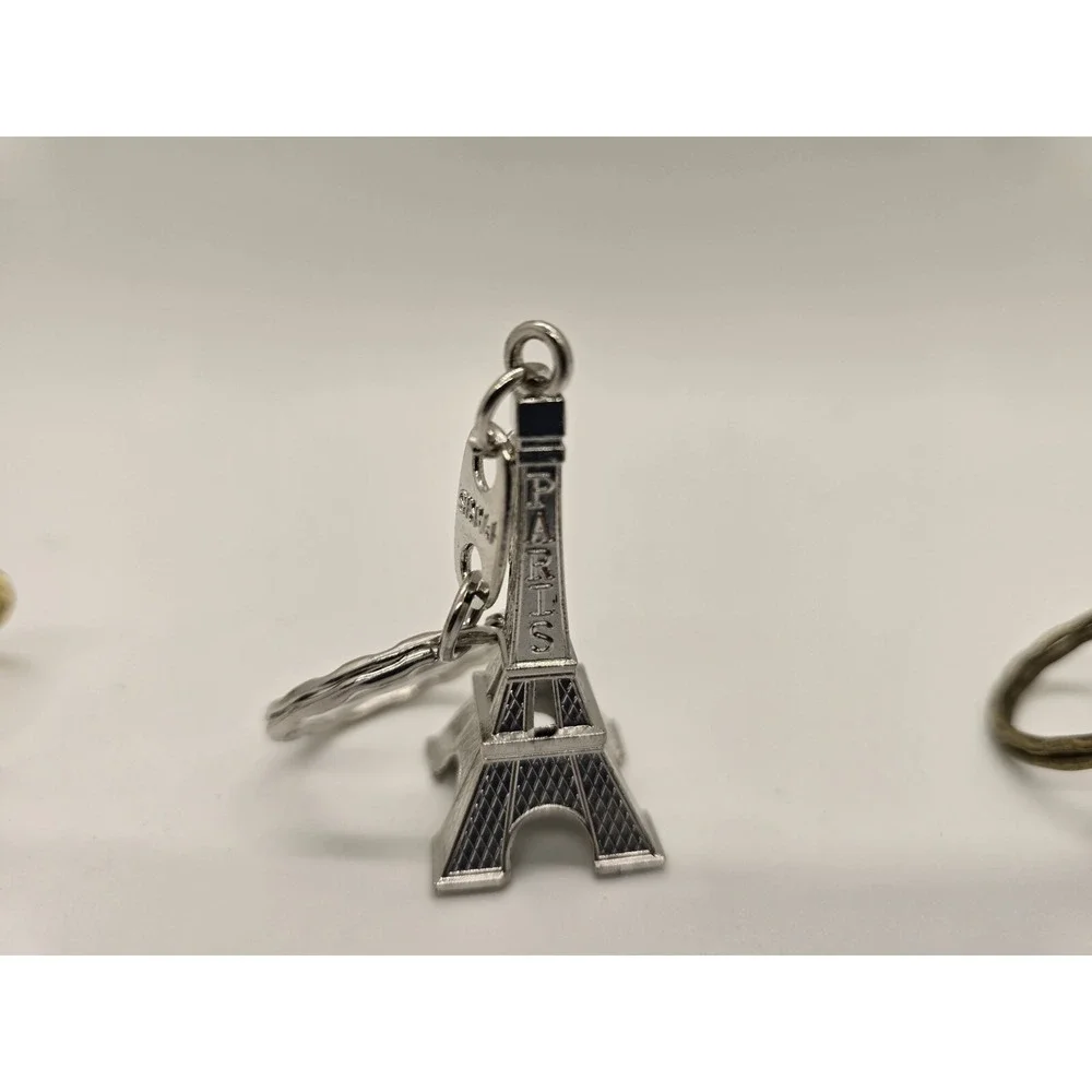 Paris Keychain, France Souvenir Gifts, Eiffel Tower French Flag Key Chains